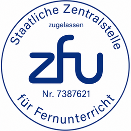 ZFU-Zulassung Fitnesstrainer-Ausbildung Reg.-Nr. 7387621